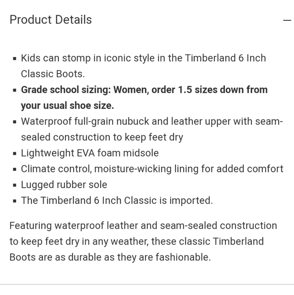 NWOB Kids 6" Timberland Classic Boots - Picture 12 of 12